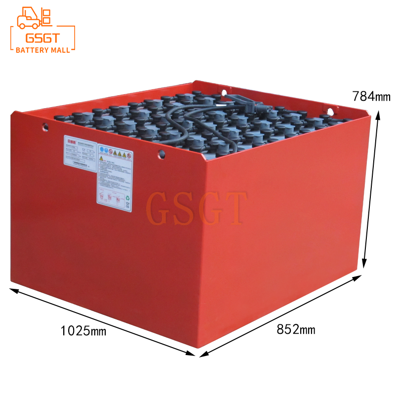 Linde E25(HIGH)600 forklift truck PZS series lead acid battery 5EPZS650 80V