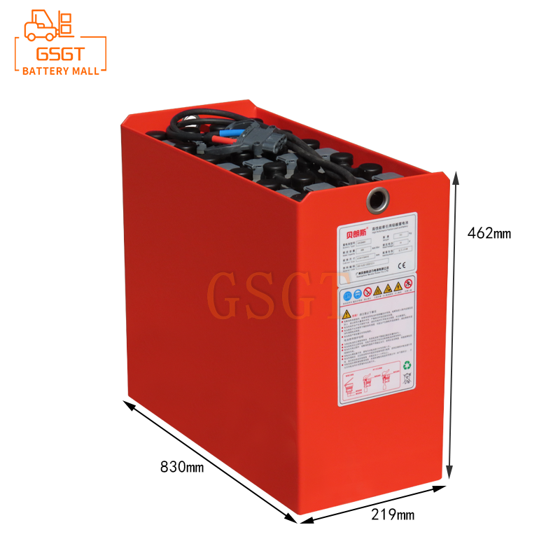 24V 3HPZS210Ah battery pack LinDE L10AC stacking forklift design