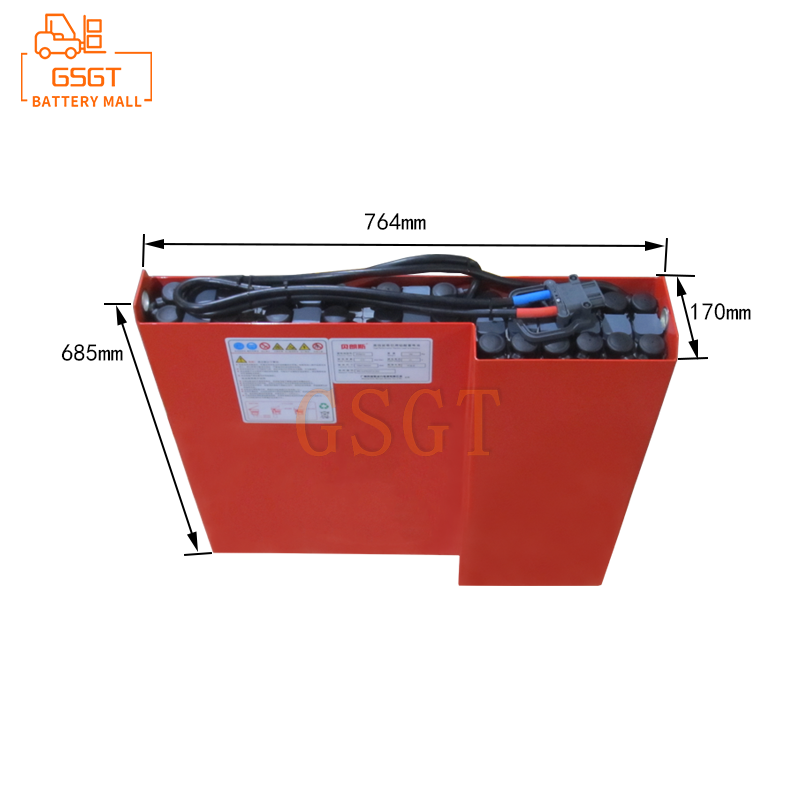 Linde stacking forklift special 24V 200Ah L-type 24-2PZB200E lead-acid battery