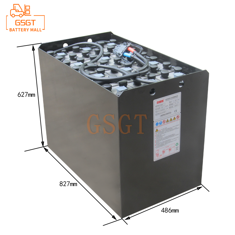 12-8PzS1000 lead-acid battery set for forklift truck Doosan B15R manufacturer wholesale