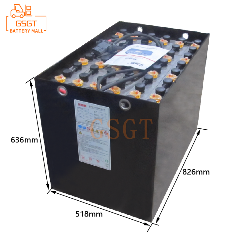  Price List of Brand 4PzS480 Lead-Acid Power Battery Precisely Compatible with HELI CPD15S Forklift